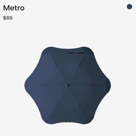 Blunt Umbrella Metro Navy - Picture 2 of 2